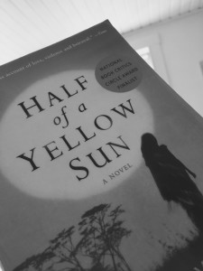 Half of a yellow sun