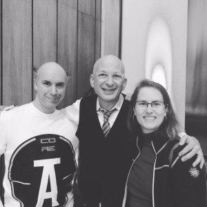 My dear friend Michael Sillion, Seth himself, and yours truly at #SethinLondon, November 2015